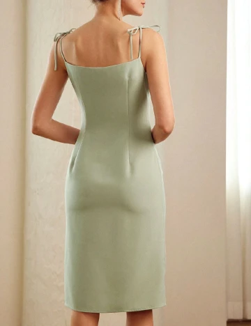 Rochie medie MOTF, verde Verde