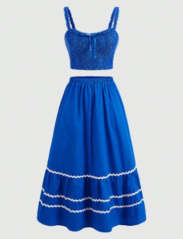 
						Compleu Forever 21, albastru