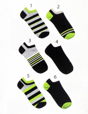 Set sosete 6 perechi Erve, mix culori Mix culori