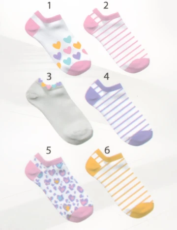 Set sosete 6 perechi Erve, mix culori Mix culori