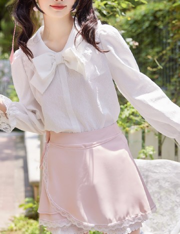 
						Bluza Romwe, alb