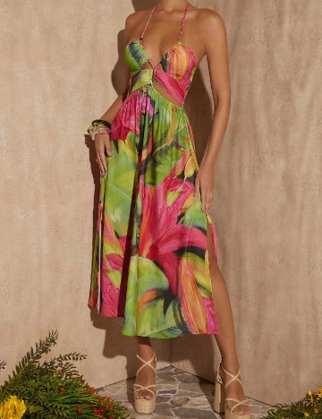 
						Rochie lunga SHEIN, mix culori
