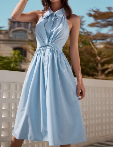 Rochie medie SHEIN, albastru Albastru