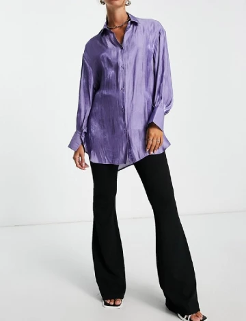 Camasa Oversize ASOS, mov Mov