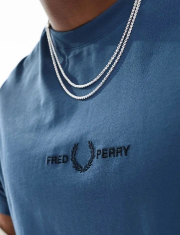 Tricou Fred Perry, albastru Albastru