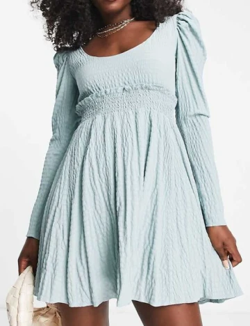 Rochie scurta ASOS, albastru Albastru