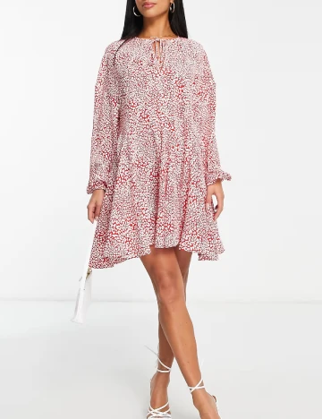 Rochie scurta Glamorous, rosu Rosu