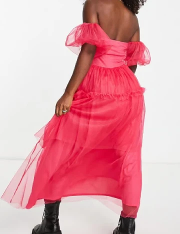 Rochie medie Miss Selfridge, roz