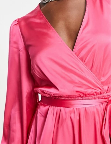 Rochie medie IN THE STYLE, roz Roz