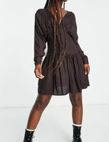Rochie scurta ASOS, maro Maro