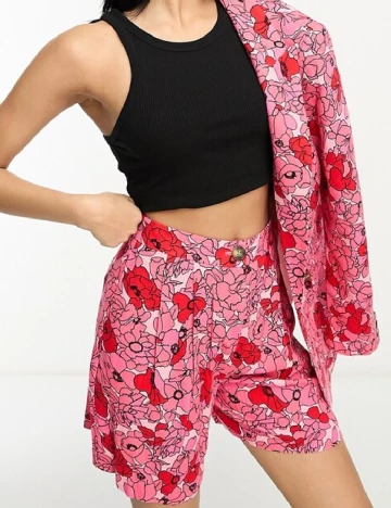 Pantaloni scurti ASOS, roz Roz