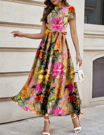 
						Rochie lunga SHEIN, mix culori