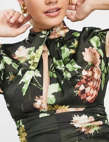 Rochie scurta ASOS, verde Verde