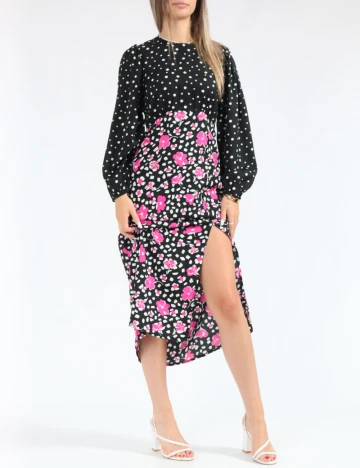 Rochie medie New look, negru Negru
