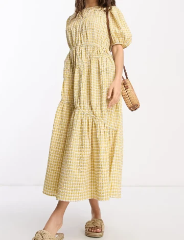 Rochie medie ASOS, galben
