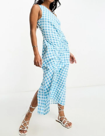 Rochie medie ASOS, albastru Albastru