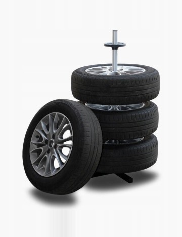 Suport roti masina C&C Automotive, negru/argintiu