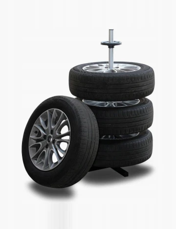 Suport roti masina C&C Automotive, negru/argintiu