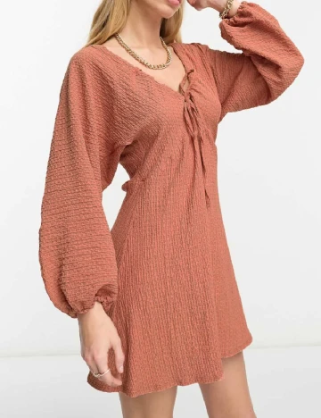 Rochie scurta ASOS, caramiziu Maro