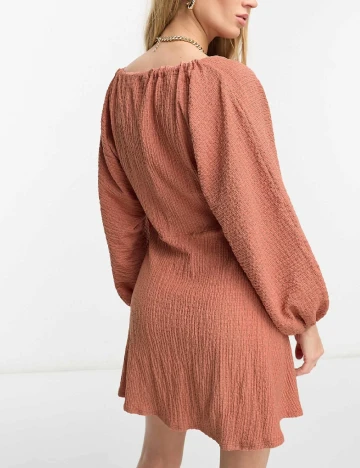 Rochie scurta ASOS, caramiziu Maro