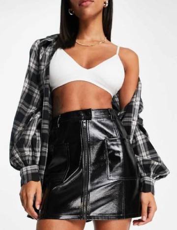 
						Fusta Top Shop, negru
