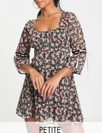 Rochie scurta Miss Selfridge, floral print