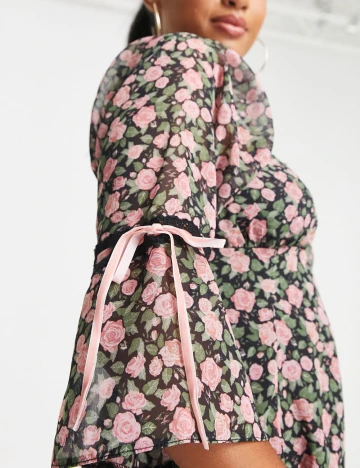 Rochie scurta Miss Selfridge, floral print