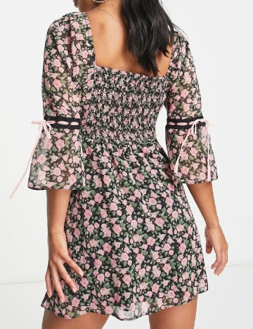 Rochie scurta Miss Selfridge, floral print