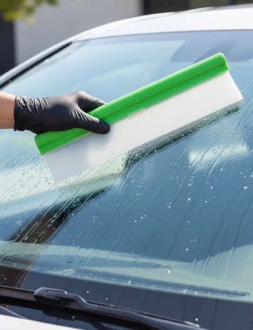 Racleta din silicon C&C Automotive, verde