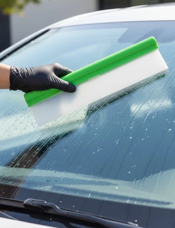 Racleta din silicon C&C Automotive, verde