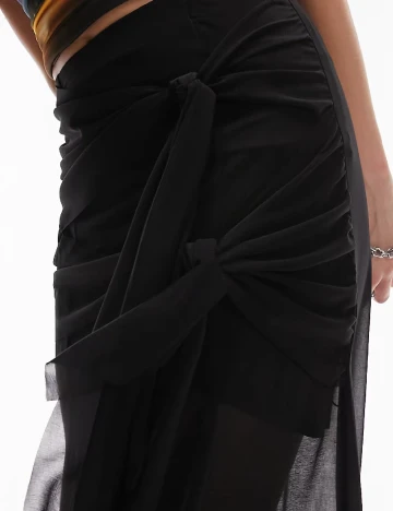 Fusta Top Shop, negru Negru