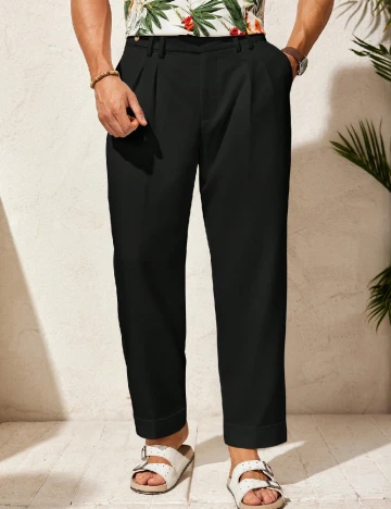 Pantaloni SHEIN, negru Negru