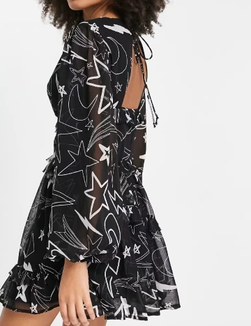 Rochie scurta ASOS, negru Negru