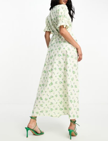 Rochie medie ASOS, verde