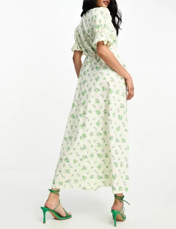 Rochie medie ASOS, verde Verde