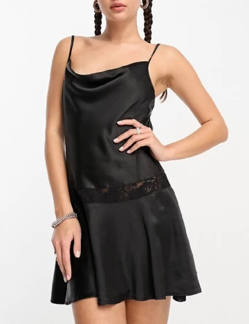 Rochie scurta Motel, negru Negru