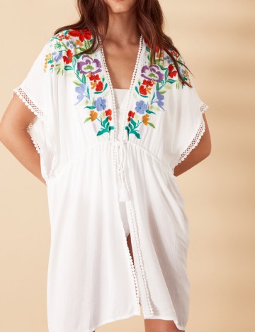 
						Kimono Accessorize, alb
