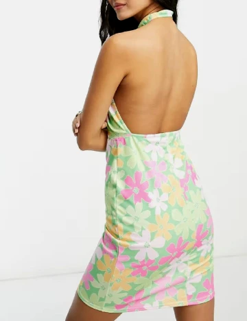 Rochie scurta NAANAA, verde Verde