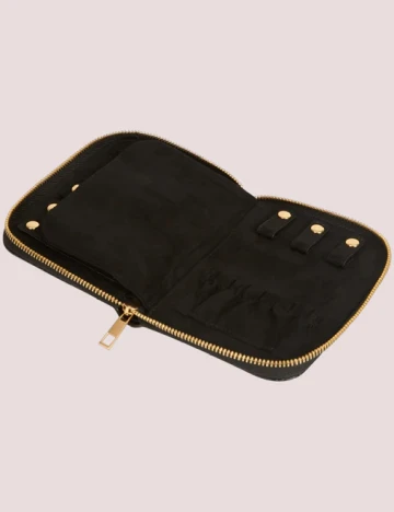 Portofel pentru bijuterii Top Fashion Trading, negru Negru