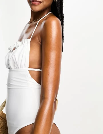 Costum de baie ASOS, alb