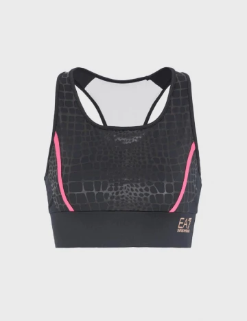 Bustiera Emporio Armani, negru Negru