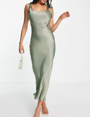 Rochie medie SNDYS, verde Verde