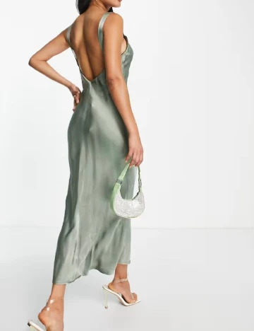 Rochie medie SNDYS, verde Verde