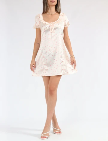 Rochie scurta Glamorous, crem Crem
