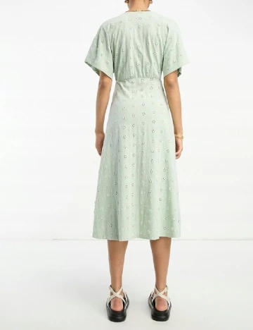 Rochie medie ASOS, verde