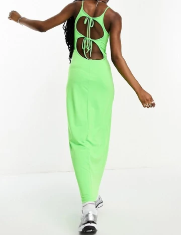 Rochie lunga Weekday, verde Verde