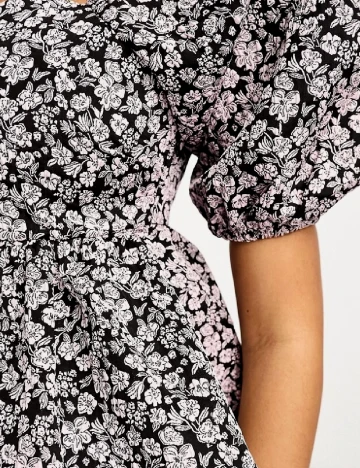 Top Glamorous, negru/roz