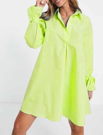 
						Rochie scurta ASOS, verde