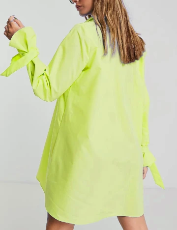 Rochie scurta ASOS, verde Verde