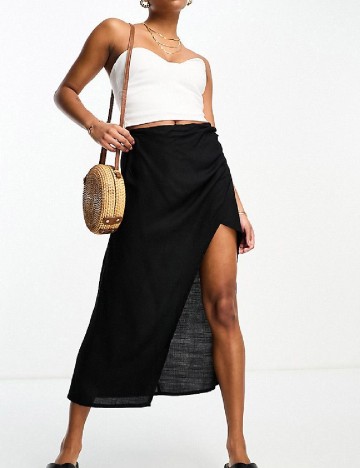 
						Fusta ASOS, negru